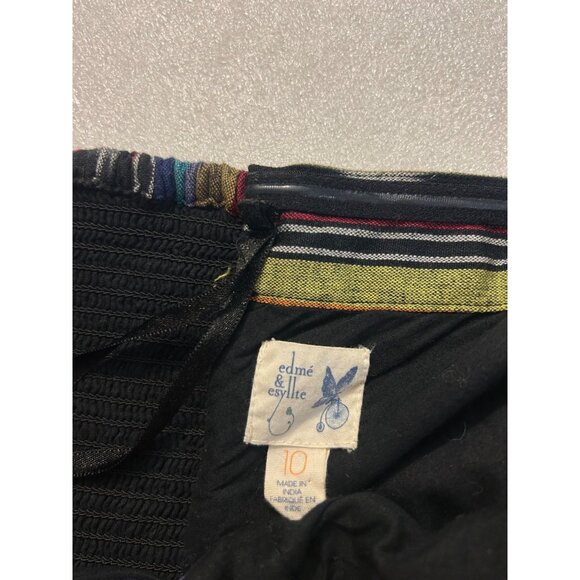 Edme and Esyllte Anthropologie Pueblo Strapless Striped Ikat Dress Beaded 10 - Picture 6 of 6